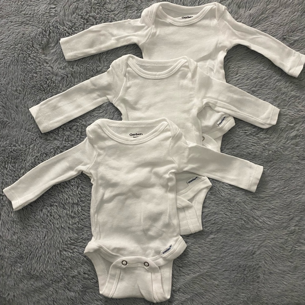 Gerber Preemie Long Sleeve Onesie